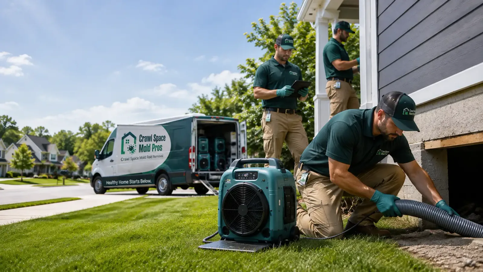 Crawl Space Mold Removal in Perkiomenville, PA